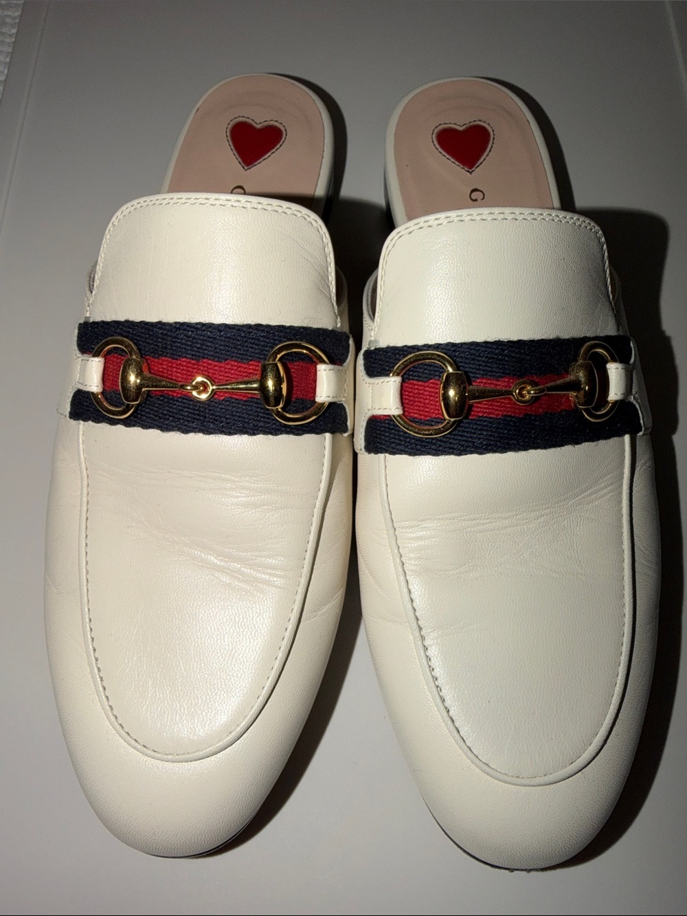 Gucci Princeton Horsebit Leather Mules